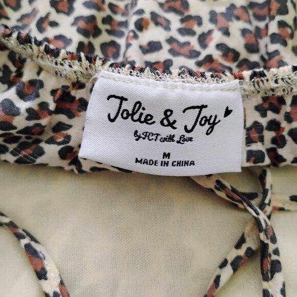 Woman's Jolie & Joy Dress Leopard Print Size M - Picture 6 of 9